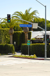 Santa Monica Blvd. Straßenschild