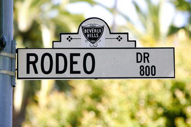 Rodeo Drive Straßenschild