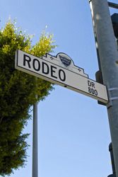 Rodeo Drive Straßenschild