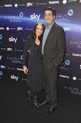 Bastian Pastewka mit Ehefrau Heidrun