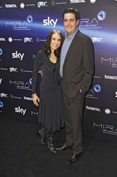 Bastian Pastewka mit Ehefrau Heidrun