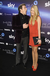 Gedeon Burkhard mit Freundin Annika