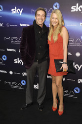 Gedeon Burkhard mit Freundin Annika