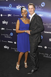 Florian Simbeck mit Ehefrau Stephanie