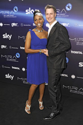 Florian Simbeck mit Ehefrau Stephanie