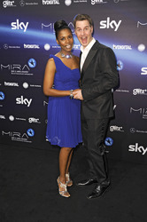 Florian Simbeck mit Ehefrau Stephanie