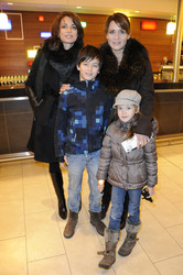 Gerit Kling und Anja Kling mit den Kindern Tano und Alea