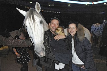 Björn Casapietra mit Ehefrau Anne-Sophie und Tochter Stella