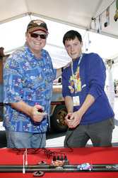 John Lasseter mit Sohn Sam