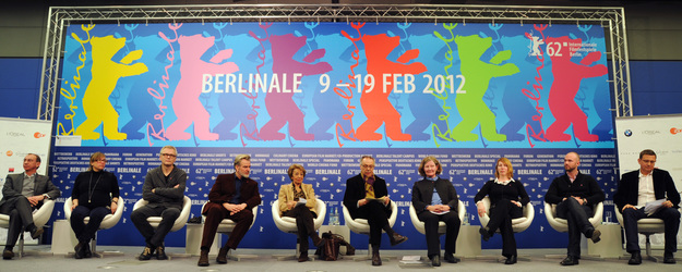 Dieter Kosslick mit seinem Berlinale-Team