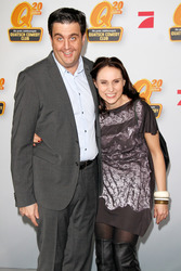 Bastian Pastewka mit Freundin Heidrun Buchmaier