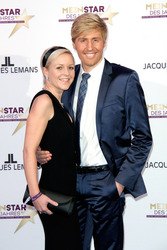 Maxi Arland mit Ehefrau Andrea Klappert