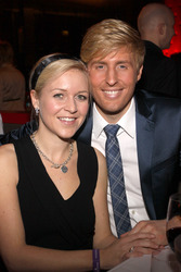 Maxi Arland mit Ehefrau Andrea Klappert