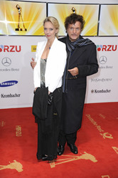 Dieter Wedel mit Begleitung