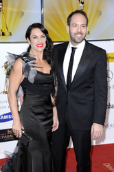 Christine Neubauer mit Begleitung