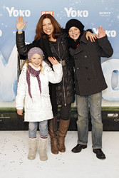 Eva Mähl mit Tochter Lilian und Sohn Manuel