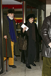 Christopher Lee mit Gattin Gitte