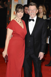 John Hurt mit Gattin Anwen Rees-Myers