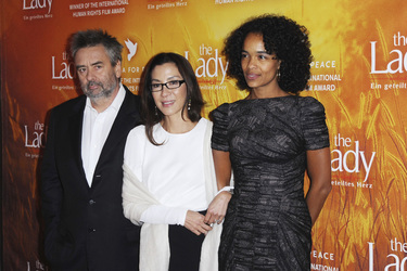 Luc Besson, Michelle Yeoh, Virginie Besson-Silla
