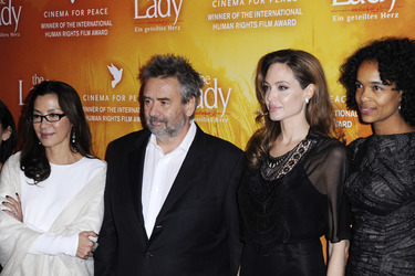 Michelle Yeoh, Luc Besson, Angelina Jolie, Virginie Besson-Silla