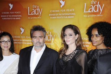 Michelle Yeoh, Luc Besson, Angelina Jolie, Virginie Besson-Silla