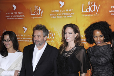 Michelle Yeoh, Luc Besson, Angelina Jolie, Virginie Besson-Silla