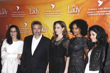 Michelle Yeoh, Luc Besson, Angelina Jolie, Virginie Besson-Silla, Katie Melua