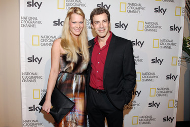 Gedeon Burkhard mit Freundin Anika Bormann