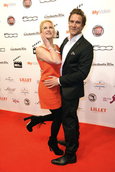 Peer Kusmagk mit Freundin Isabelle Recke