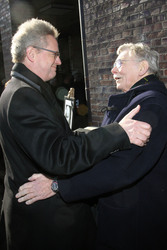 Uwe Friedrichsen mit Trauergast