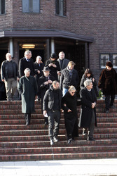 Trauergäste auf der Beerdigung von  Edgar Bessen