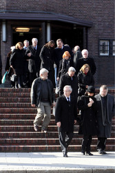 Trauergäste auf der Beerdigung von  Edgar Bessen