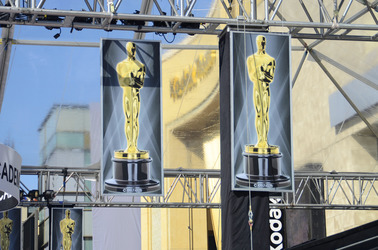 Aufbau für die Oscar-Verleihung 2012