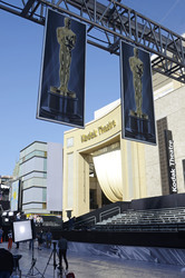 Aufbau für die Oscar-Verleihung 2012