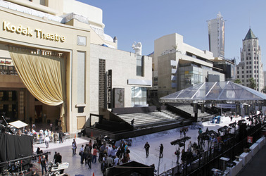 Aufbau für die Oscar-Verleihung 2012