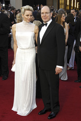 Fürst Albert von Monaco mit Gattin Charlene