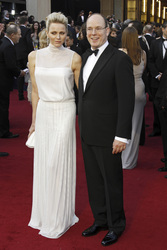 Fürst Albert von Monaco mit Gattin Charlene