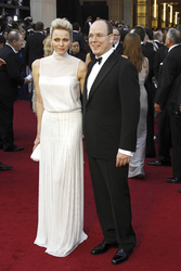 Fürst Albert von Monaco mit Gattin Charlene