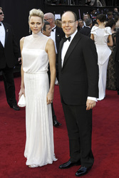 Fürst Albert von Monaco mit Gattin Charlene