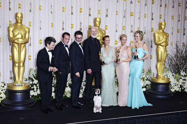Thomas Langmann, Jean Dujardin, Michel Hazanavicius, James Cromwell, Bérénice Bejo, Uggie the dog, Penelope Ann Miller, Missi Pyle