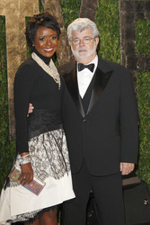 George Lucas mit Gattin Mellody Hobson
