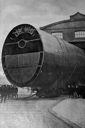 Der Schornstein der Olympic