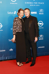 Franziska van Almsick mit Freund Jürgen Harder