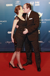 Wolfram Kons mit Gattin Angela van Moll