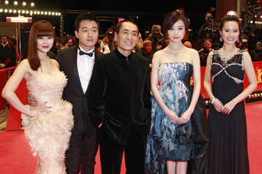 Tong Dawai mit Gattin, Zhang Yimou, Ni Ni, Zhang Doudou
