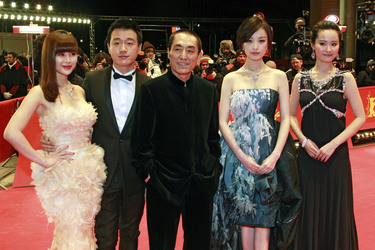 Tong Dawai mit Gattin, Zhang Yimou, Ni Ni, Zhang Doudou