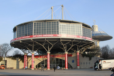 Hannover Messe Convention Center und Messeturm