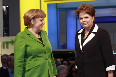 Angela Merkel, Dilma Rousseff