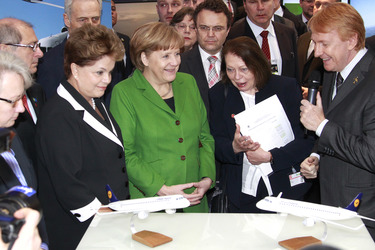 Dilma Rousseff, Angela Merkel