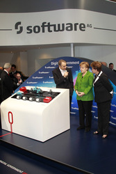Karl-Heinz Streibich, Angela Merkel, Dilma Rousseff